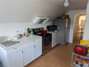 Renovated kitchen of upstairs unit 2