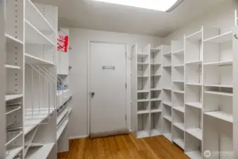 Walk-in Pantry off the kitchen