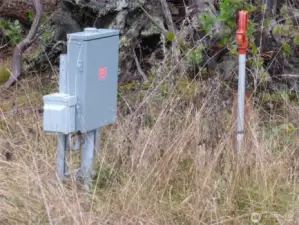 power and water connections