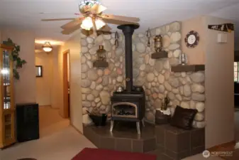 Enjoy a warm fire, read a book and kick back!