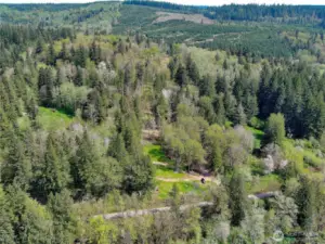 Open homesite setting at upper left.