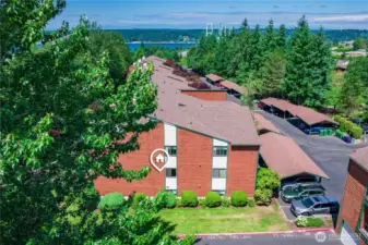 Enjoy proximity to the Narrows Bridge and scenic views from around the community.
