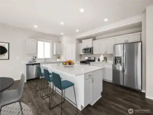 Photo of same plan but not actual home and reflects different colors and elevation.