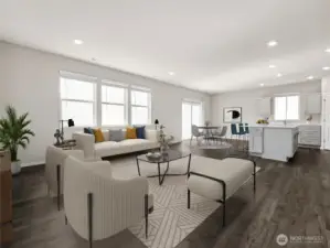 Photo of same plan but not actual home and reflects different colors and elevation.