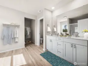 Photo of same plan but not actual home and reflects different colors and elevation.