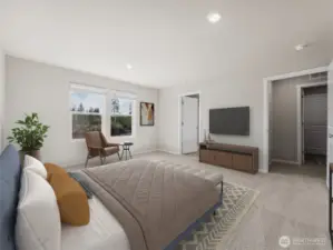 Photo of same plan but not actual home and reflects different colors and elevation.