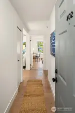 Enter just steps from the elevator. Only 2 neighbors on this level.