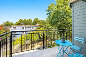 You'll love sipping coffee on the patio, or watching sunsets to the west.