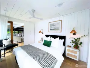 Front bedroom with water view