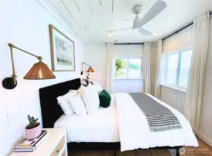 Front bedroom with water view