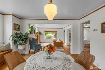 Open dining area