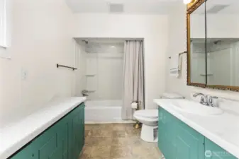 Large full bathroom on main level
