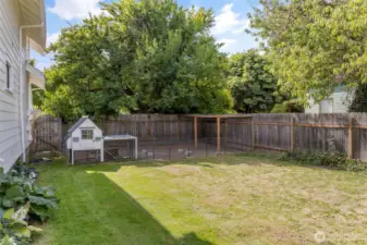 Chicken coop included in sale