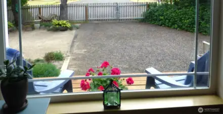 View from living room window.