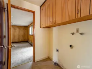 Utility room with more storage space