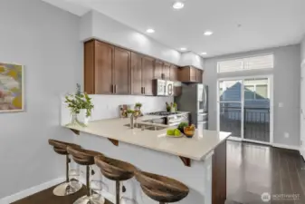 Kitchen with Seating