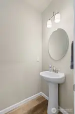 Main floor 1/2 bath