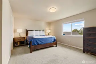 Spacious primary bedroom
