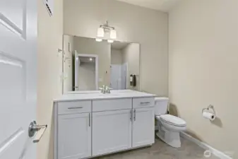 Lower 3/4 bathroom