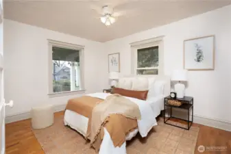 First bedroom located near the front of the home.