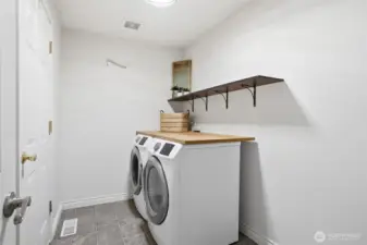 Laundry on main level