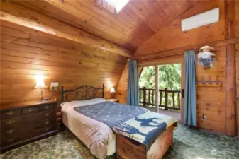 primary bedroom with private deck