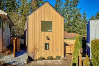 Scandinavian-inspired new construction with Board-n-Batten exterior for immediate visual appeal.