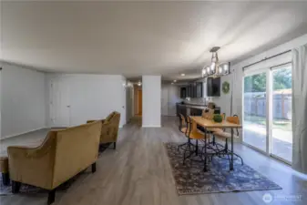 Dining/Living Room Open Concept