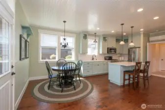 ADU dining area adjacent to kitchen