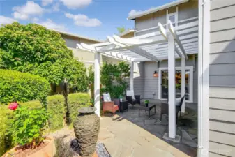Peaceful patio area to enjoy the outdoors.