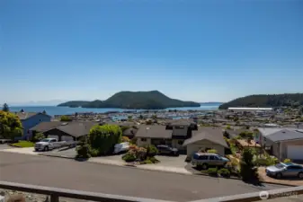 Washington Park, Burrows Island and the Olympic Mountains...