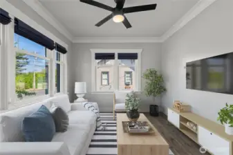 Photo is virtually staged!