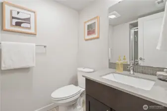 Lower floor full bathroom.
