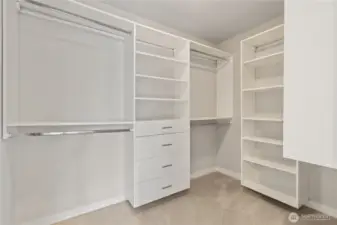 Primary walk-in closet