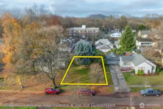 Overhead view from Street