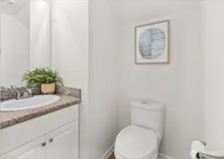 downstairs power room