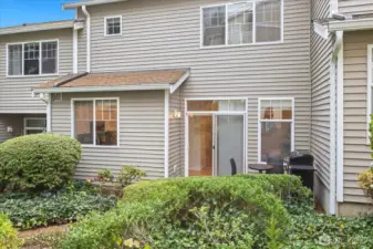 back of the building