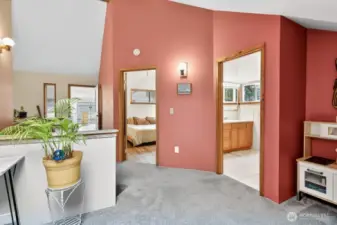 Upstairs Loft Dedicated to Primary Suite