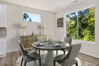 Virtual staging of Dining Area