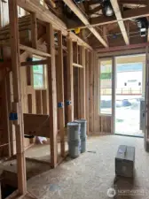 Looking back to front door.