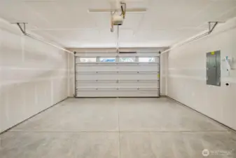 2 Car Garage with EV Outlet.