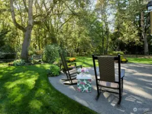 Patio off covered outdoor room