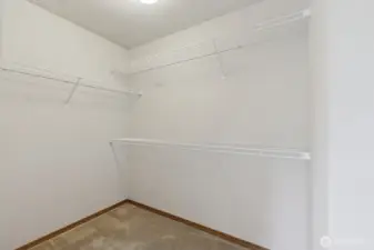 Primary bedroom closet