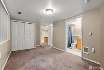 basement bedroom
