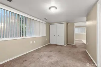 basement bedroom
