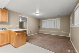 basement dining room