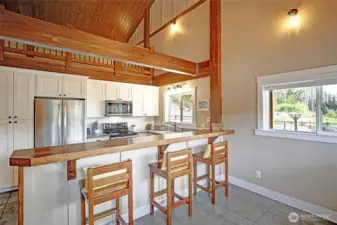 Kitchen with eating space