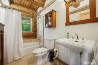 Bathroom on the main floor.