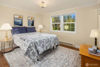 Primary Suite. Looks out to the roaming backyard.