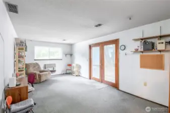 Downstairs bonus area.